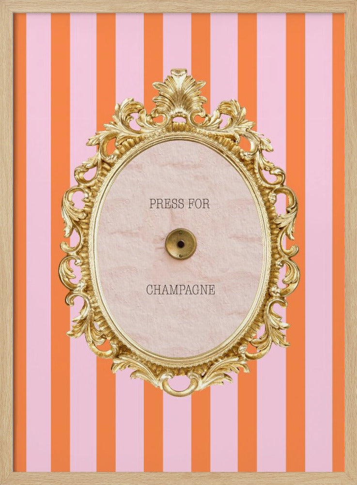Champagnerrosaorange Verhältnis2x3 | Poster