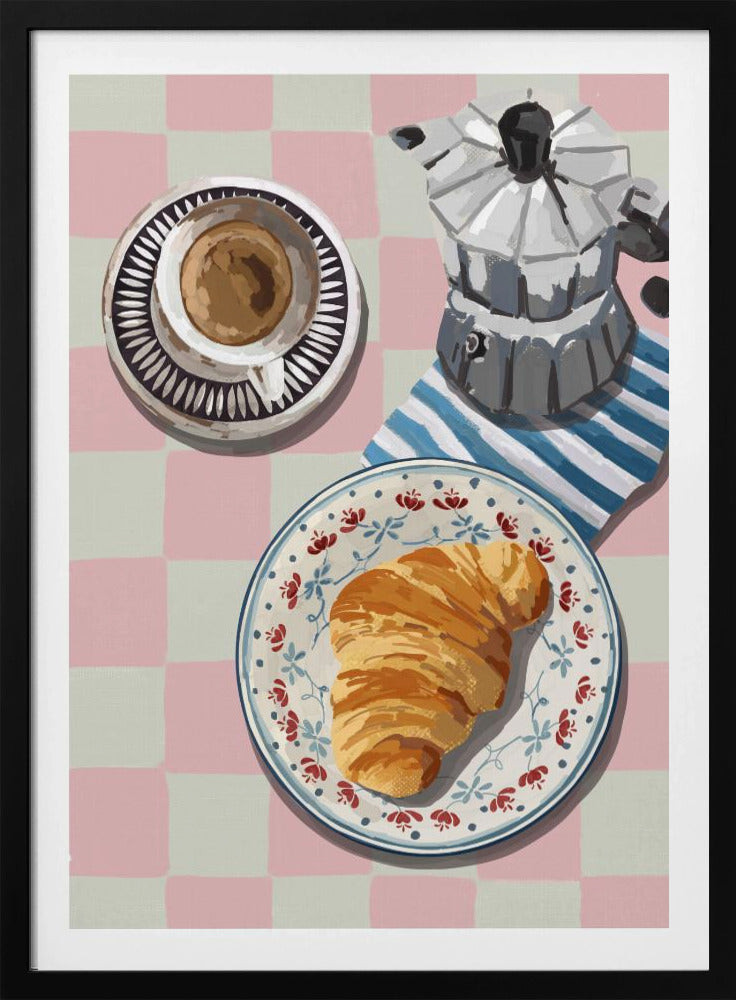 Französisches Frühstücksverhältnis 2x3 | Poster