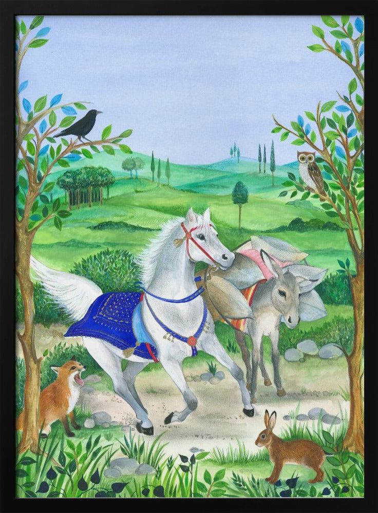 Die Harmonie von Natur und Tierleben, | Poster
