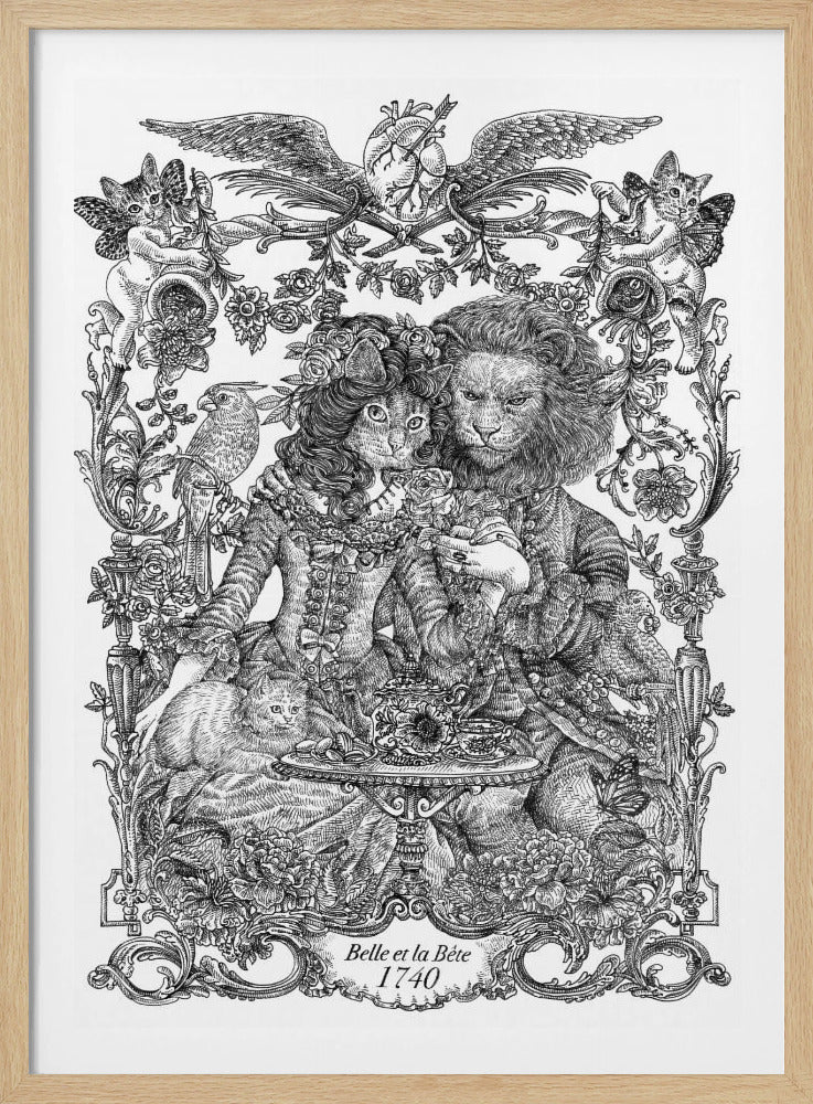 Cat Beauty &amp; Beast | Poster
