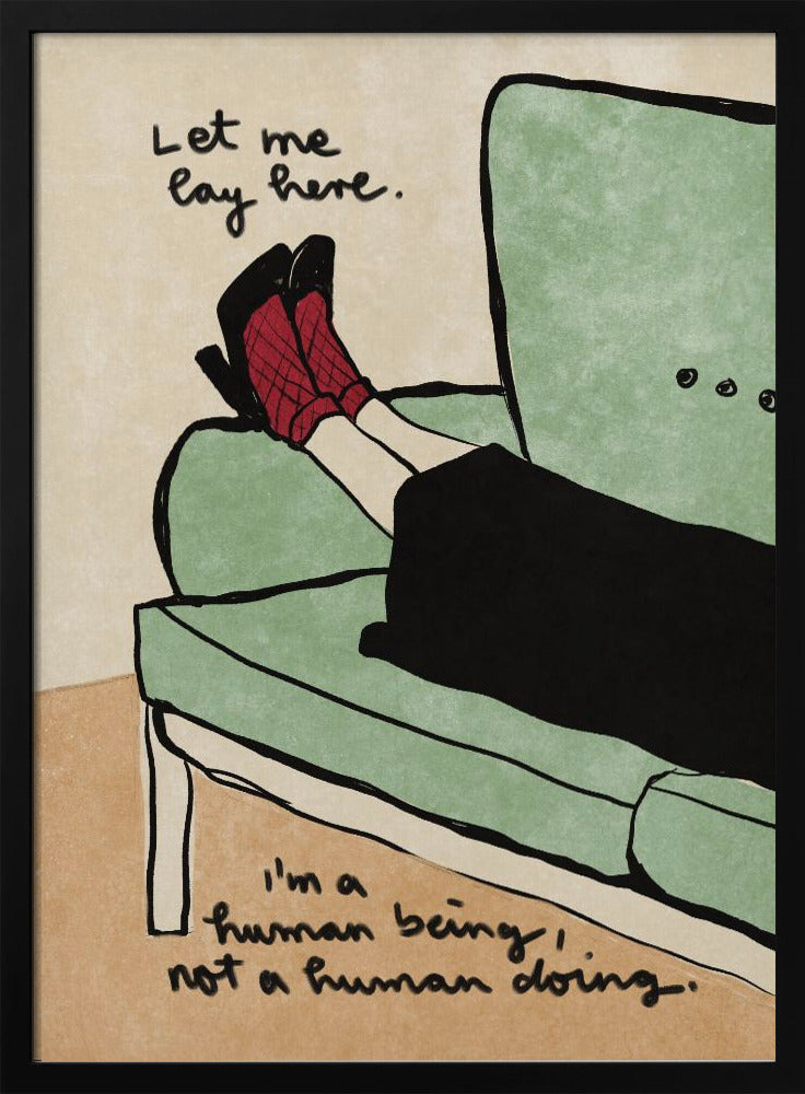 Let me lay here | Poster