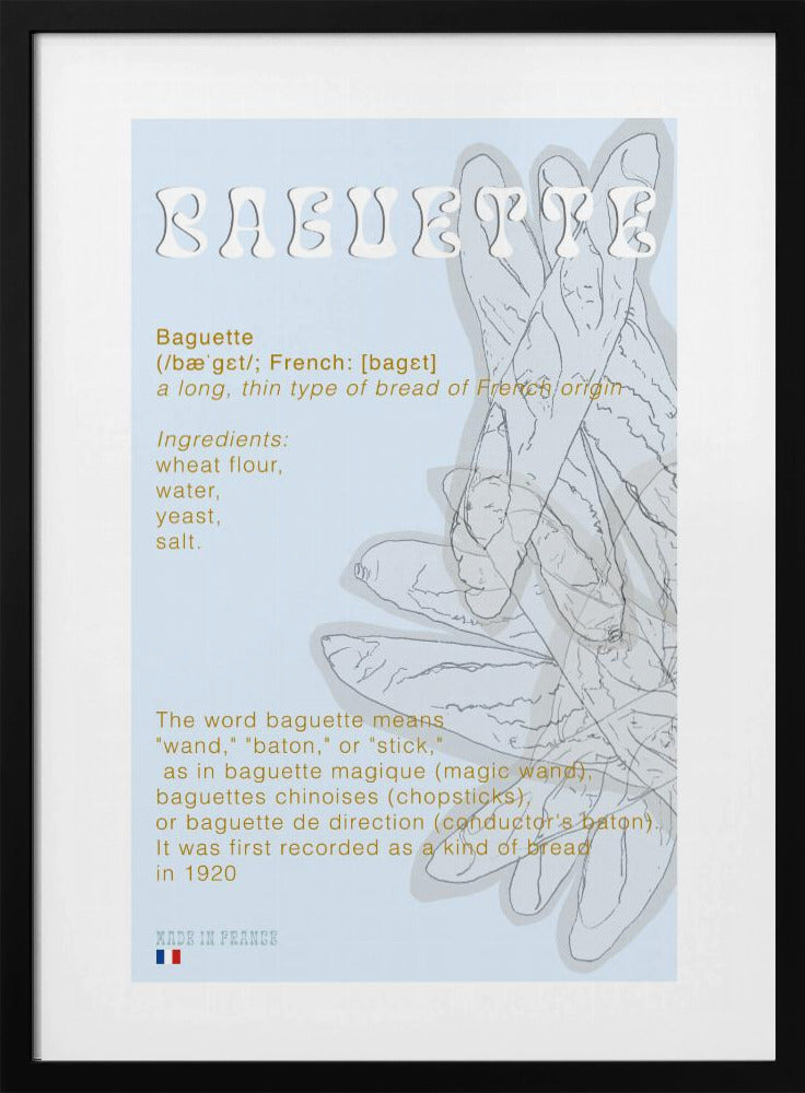Baguette Coffee | Poster