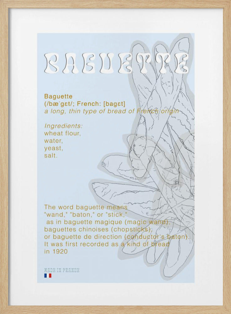 Baguette Coffee | Poster