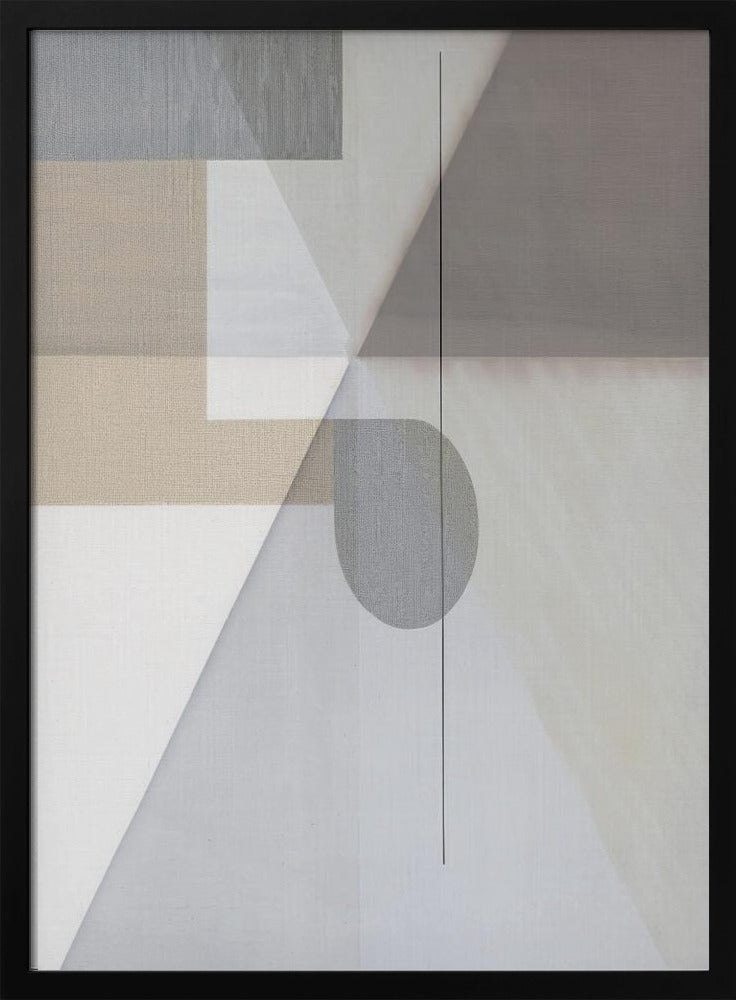 Abstrakte Malerei in neutralen Tönen 2 | Poster