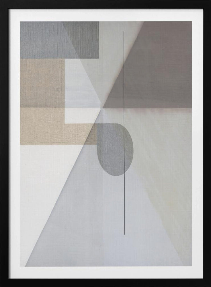 Abstrakte Malerei in neutralen Tönen 2 | Poster