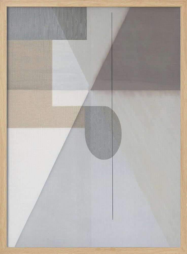 Abstrakte Malerei in neutralen Tönen 2 | Poster