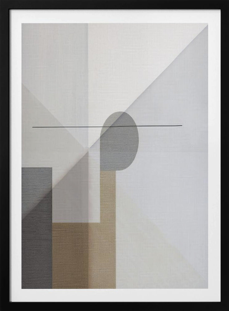 Abstrakte Neutraltonmalerei 3 | Poster