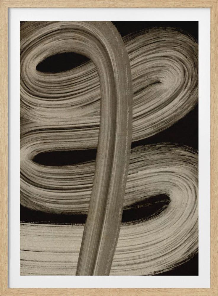 Fließende Striche | Poster