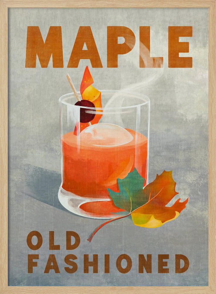 Ahorn-Old-Fashioned-Cocktail | Poster