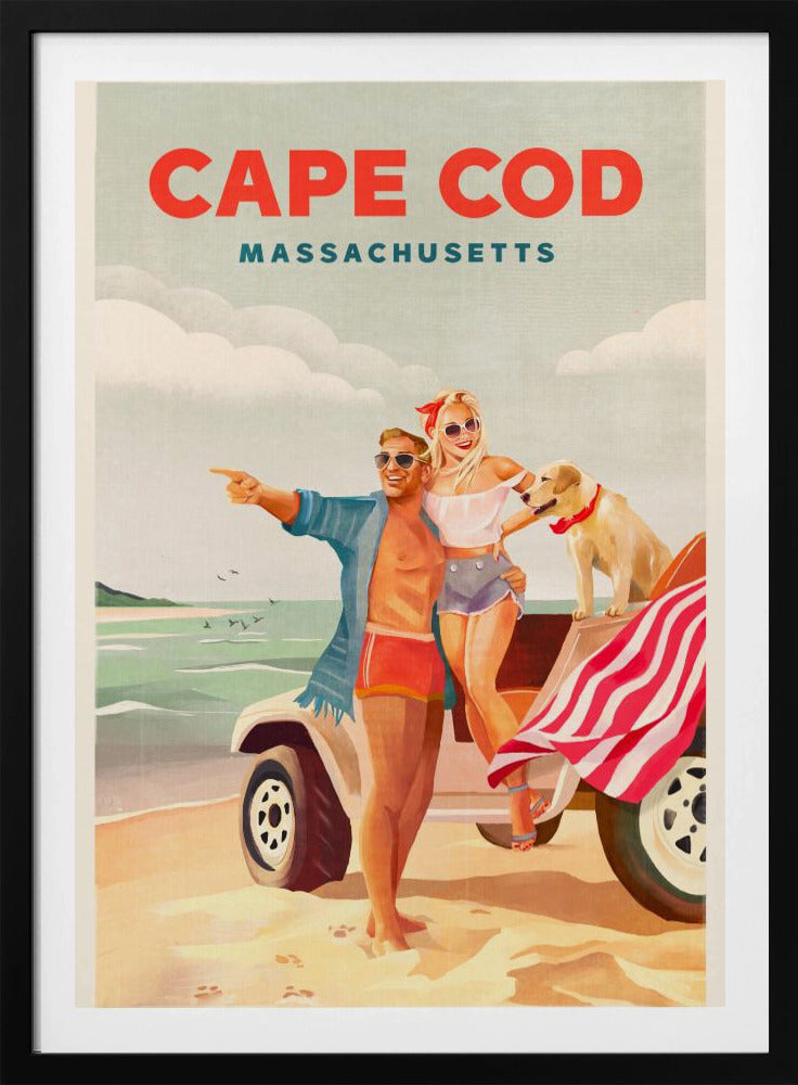 Cape Cod, Massachusetts, Sommer-Strandkunst, Poster