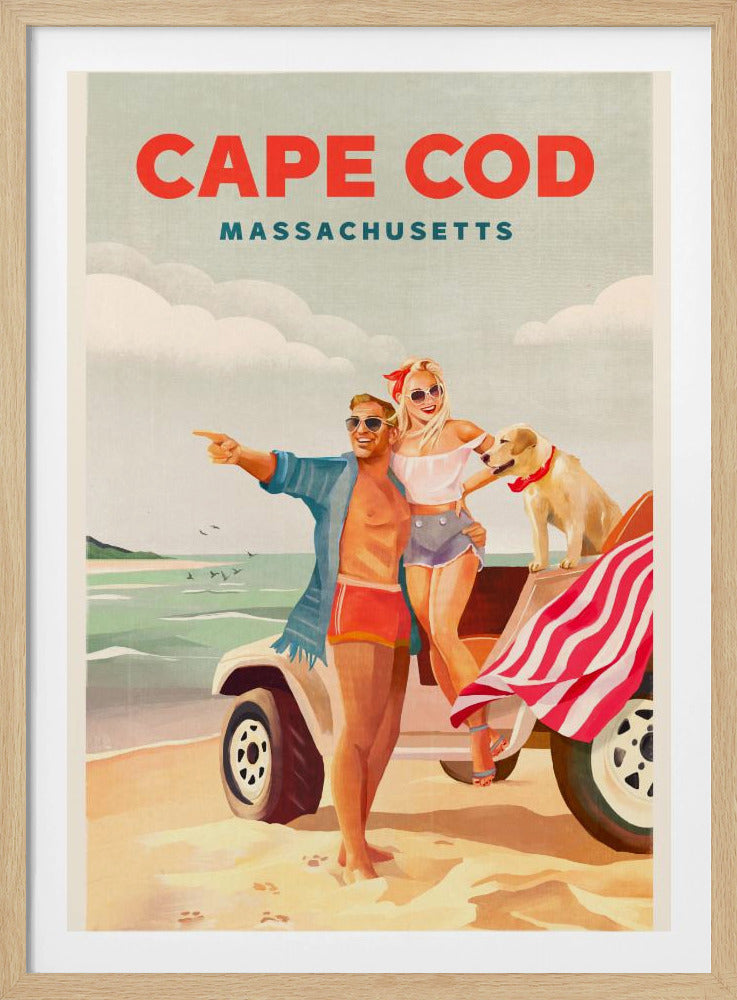 Cape Cod, Massachusetts, Sommer-Strandkunst, Poster