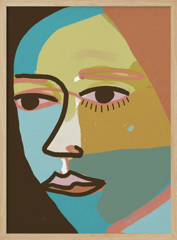 Abstraktes Gesicht | Poster