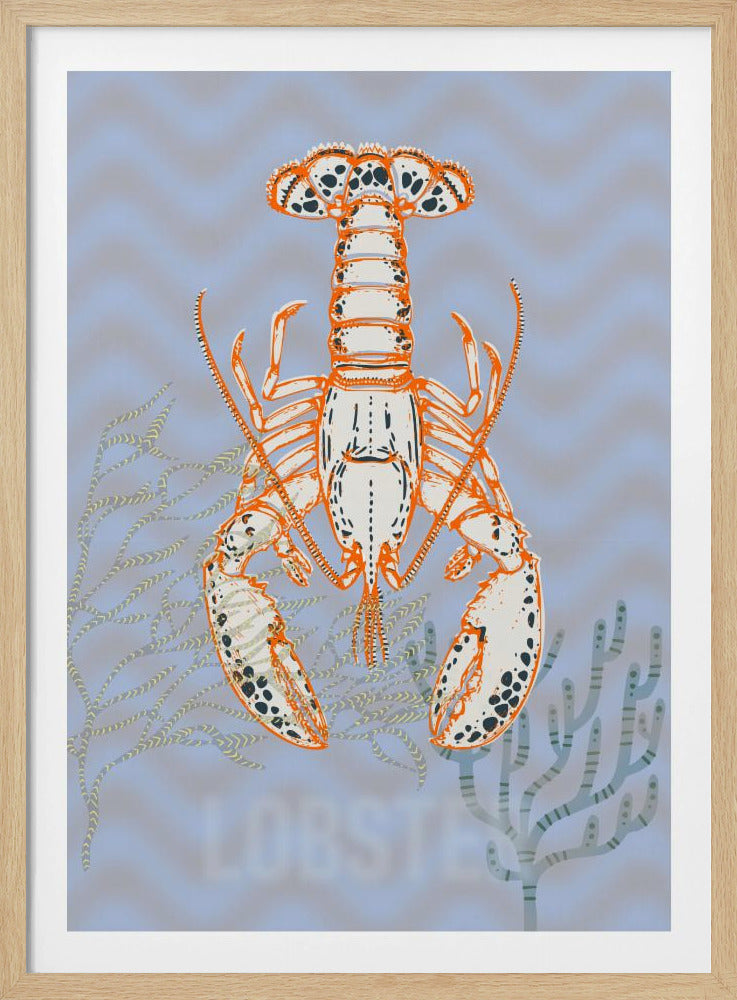 Sea life lobster Neptune&#039;s joy | Poster