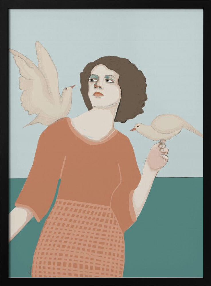 Friedenstaube Dame | Poster