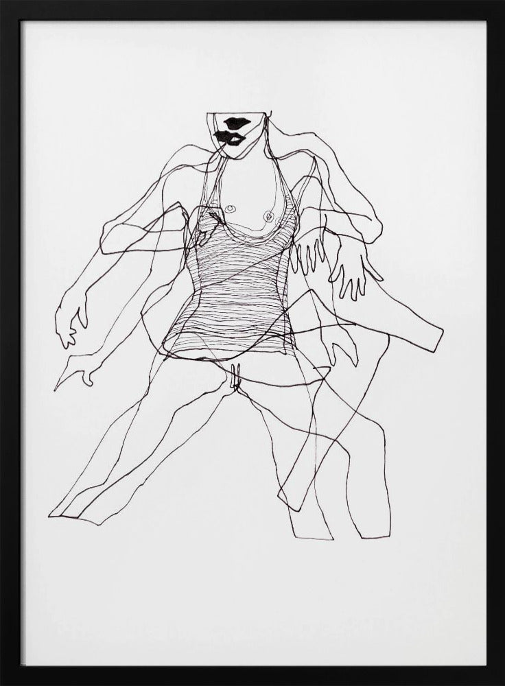 Bewegungsstudie Figur Nr. 2 | Poster