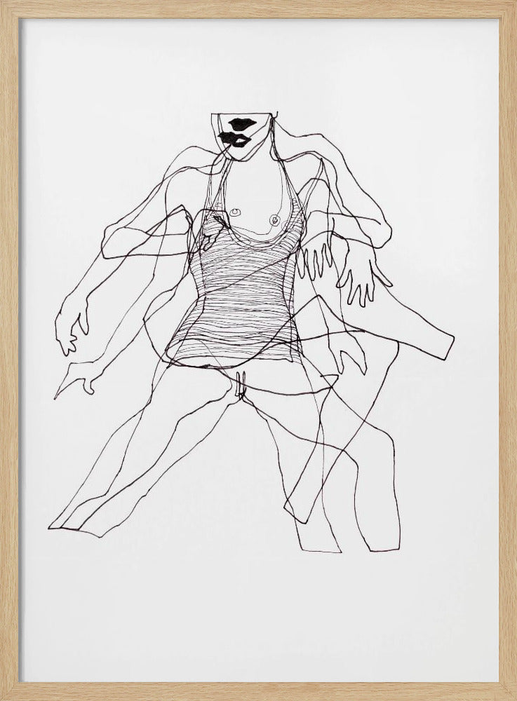 Bewegungsstudie Figur Nr. 2 | Poster