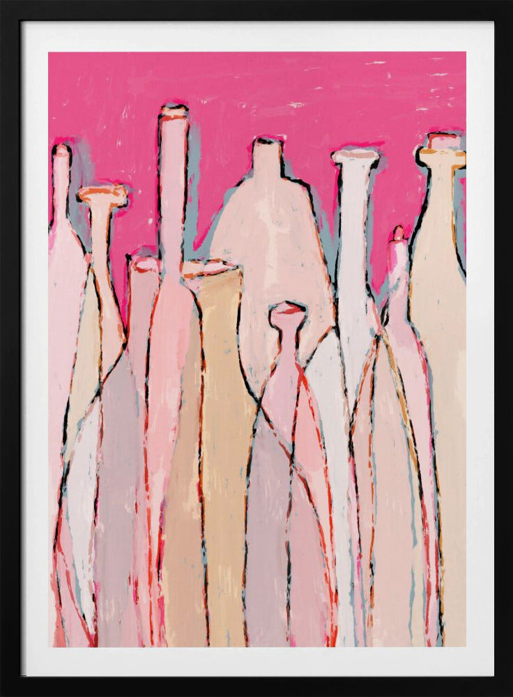 Flaschensilhouetten | Poster