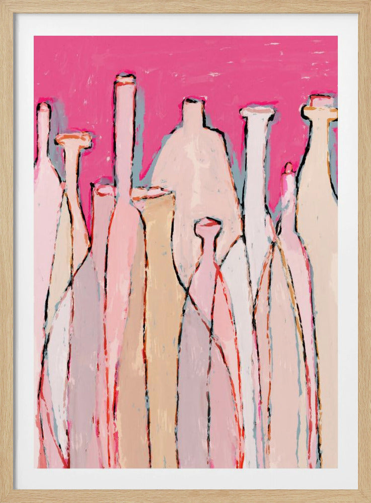 Flaschensilhouetten | Poster