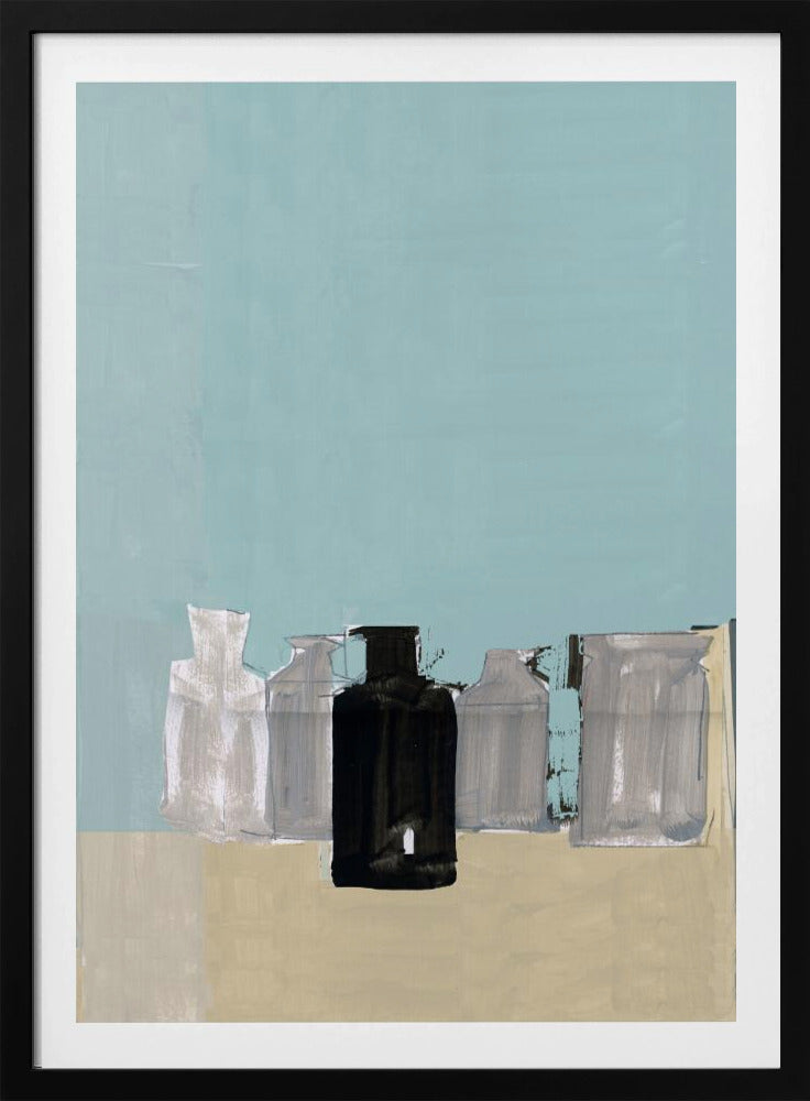 Vintage Clay Pots On Table 2 | Poster
