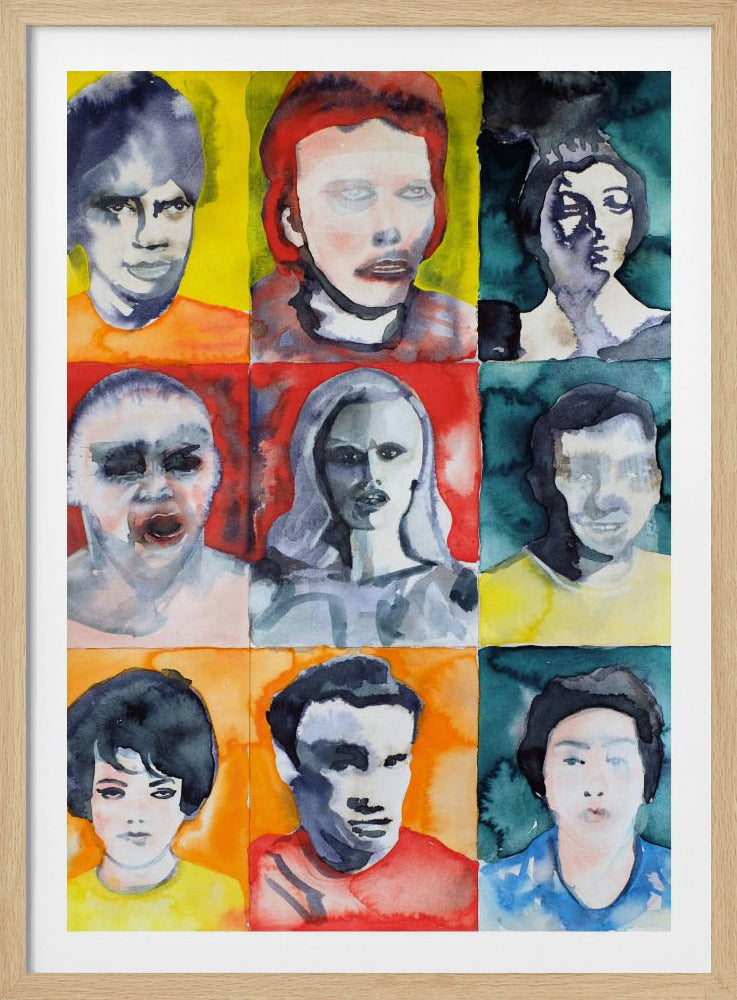 Headshot-Raster Nr. 2 | Poster