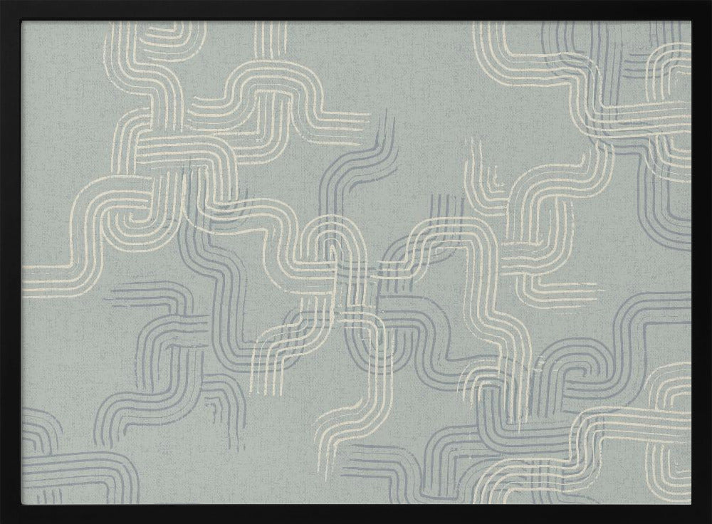 beruhigende Essentials Spuren Betonblau | Poster