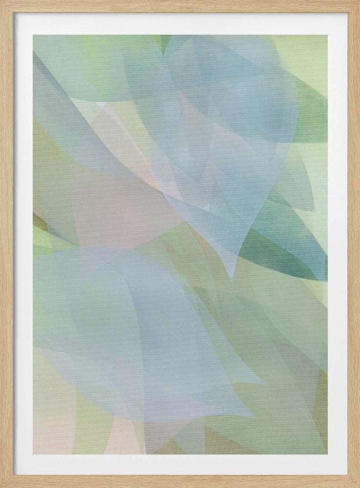 Weiche Pastellblätter 1 | Poster