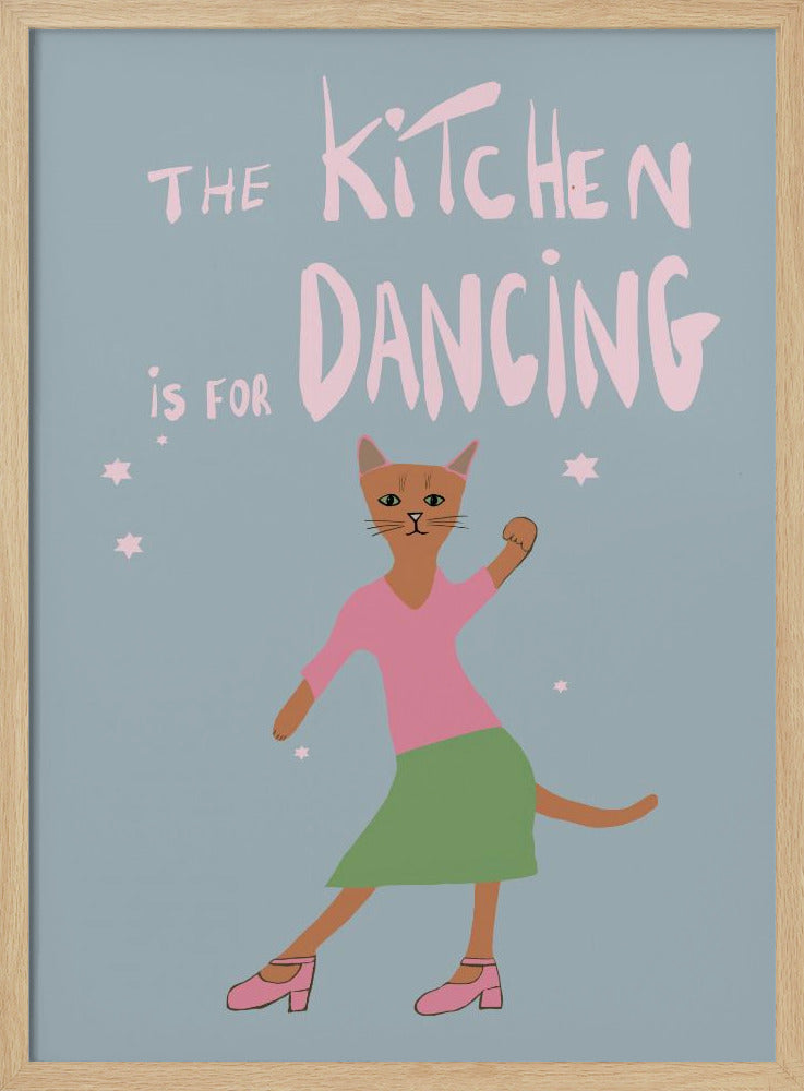 Die Küche ist zum Tanzen da | Poster