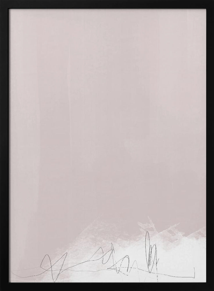 Flüstern in sanftem Beige | Poster