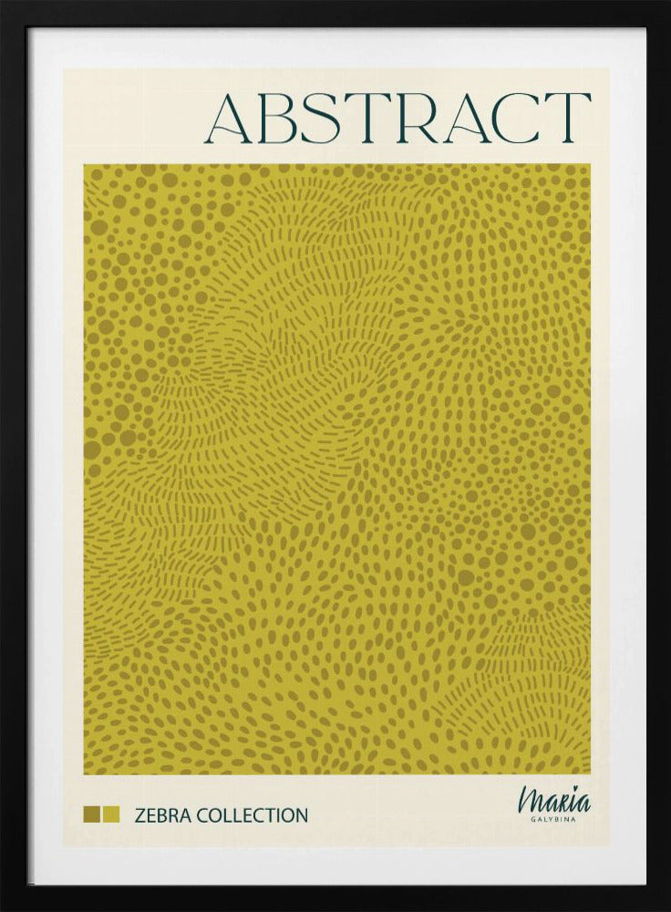 ABSTRAKT. Zebra-Kollektion | Poster