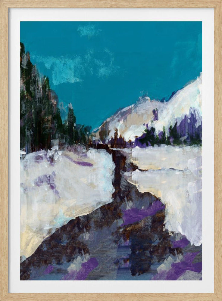 Winter Scene  In the Forest 3 | Poster