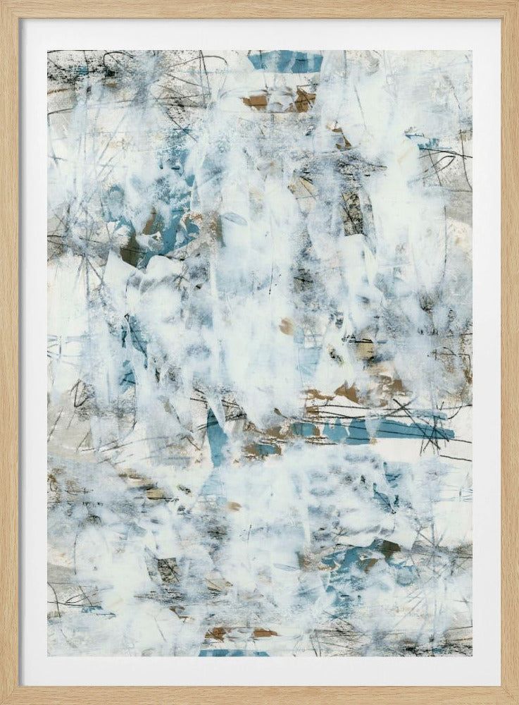 Abstract White Mist 2 | Poster