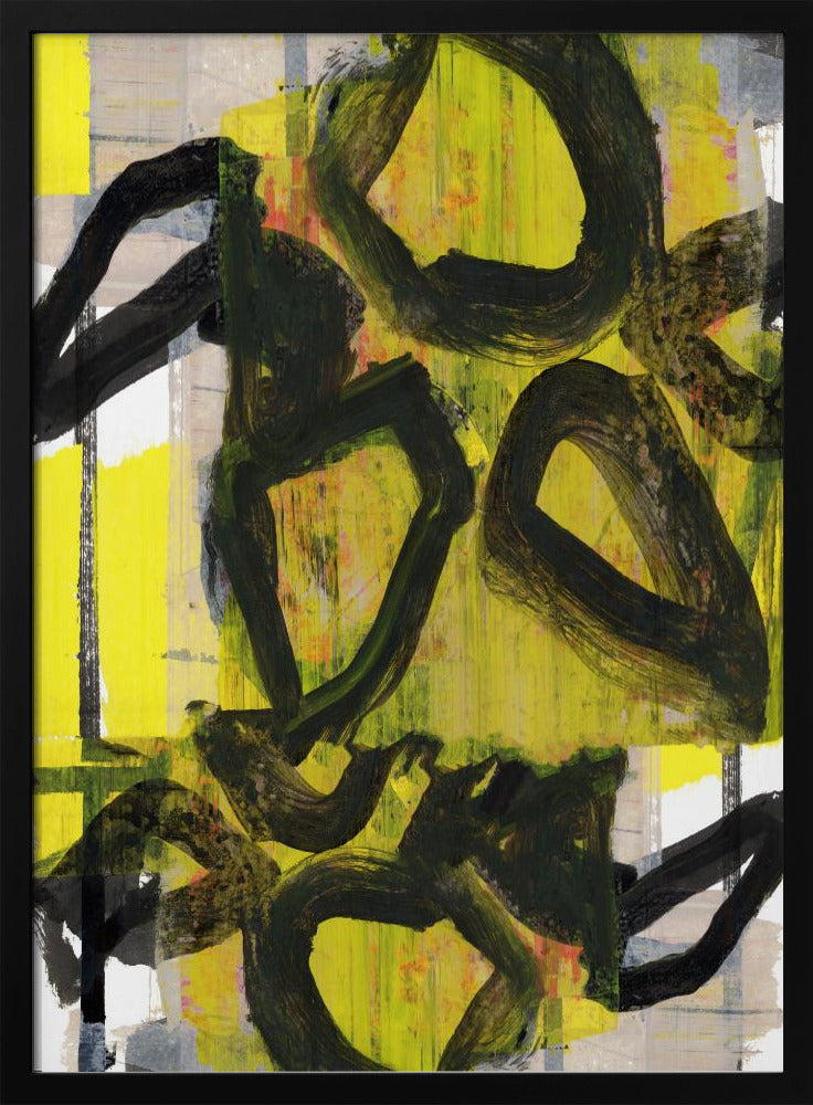 Gelbes Abstrakt Nr. 2 | Poster