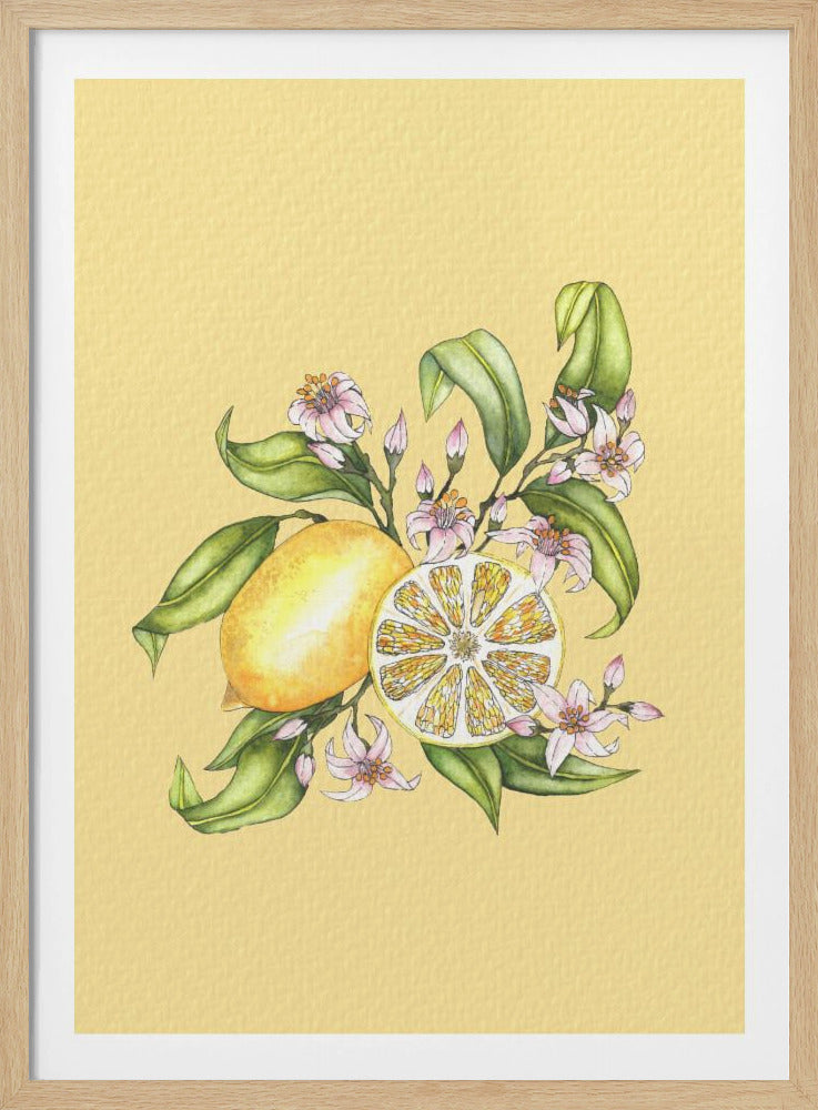 Lemon illustration | Poster