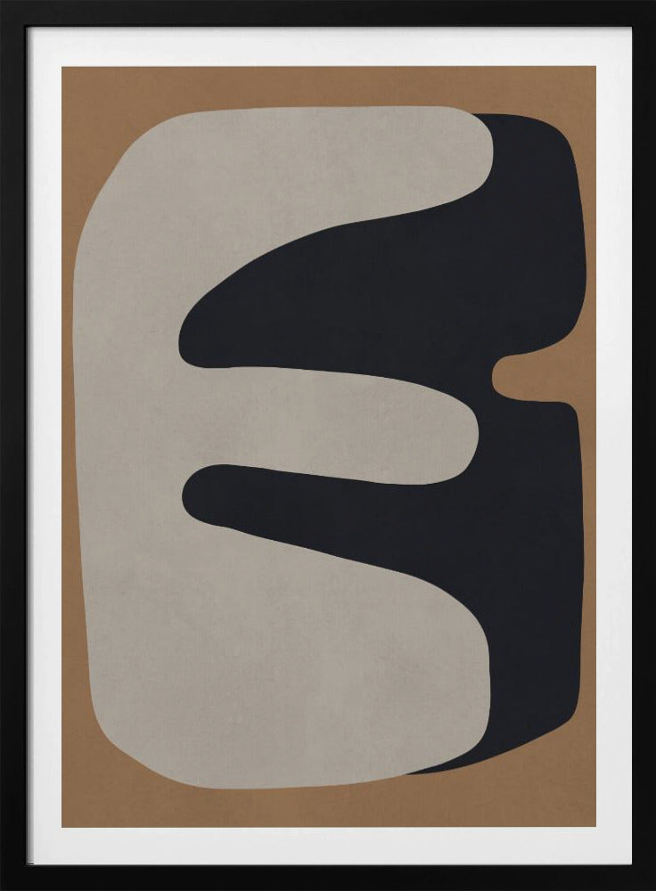 Braune und schwarze Kunst 3 | Poster