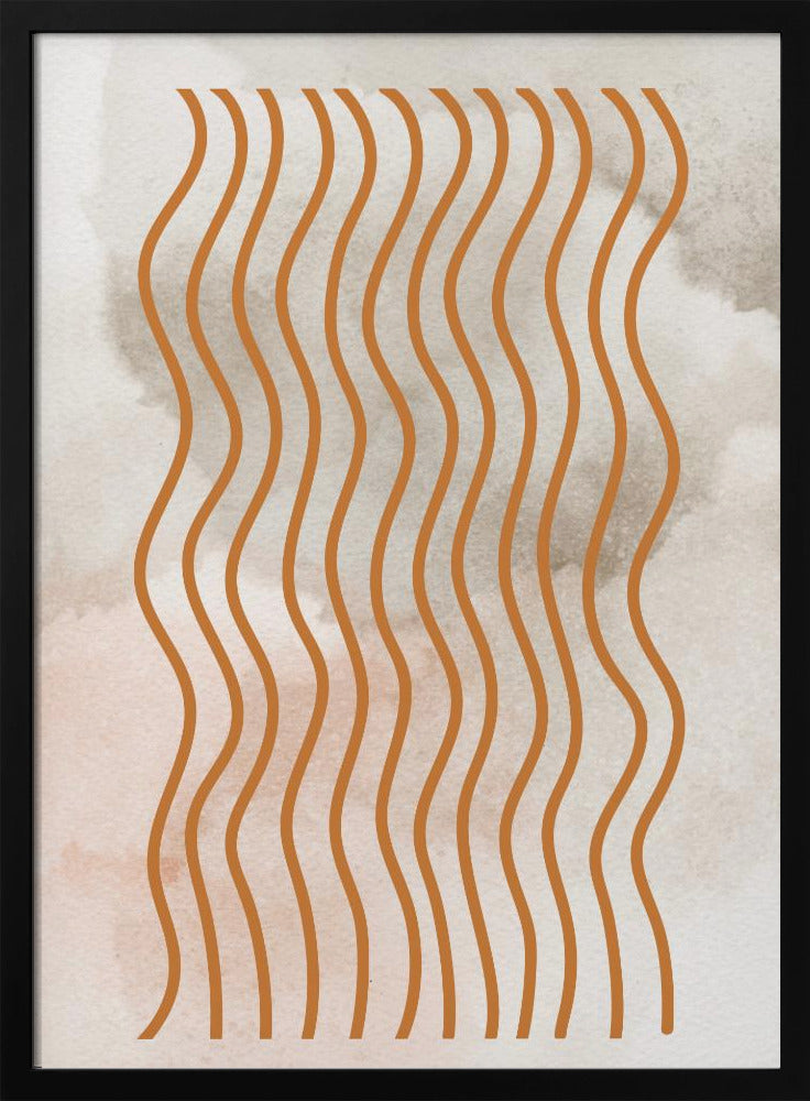 Curved Line Harmony | Poster