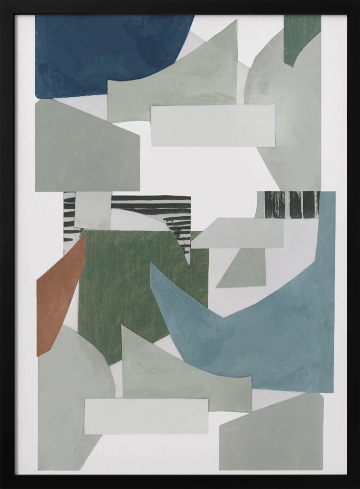 Neutraler geometrischer Druck Nr. 2 | Poster