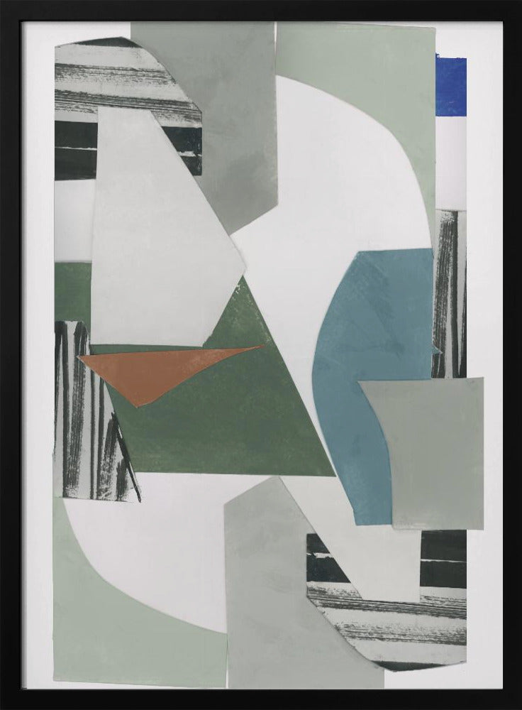 Neutraler geometrischer Druck Nr. 1 | Poster