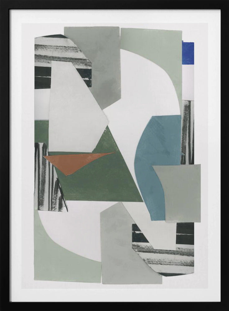 Neutraler geometrischer Druck Nr. 1 | Poster
