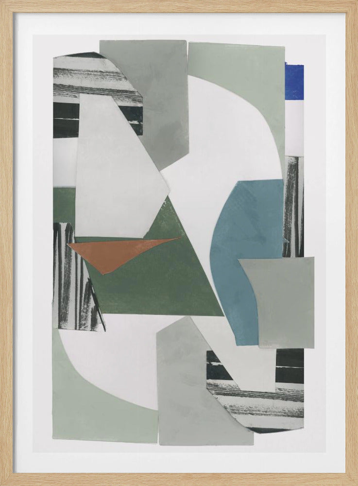 Neutraler geometrischer Druck Nr. 1 | Poster