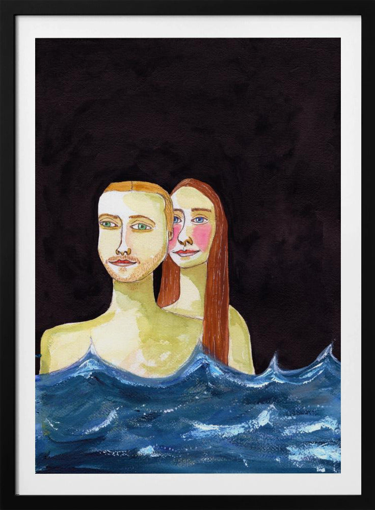 Das schwimmende Paar | Poster