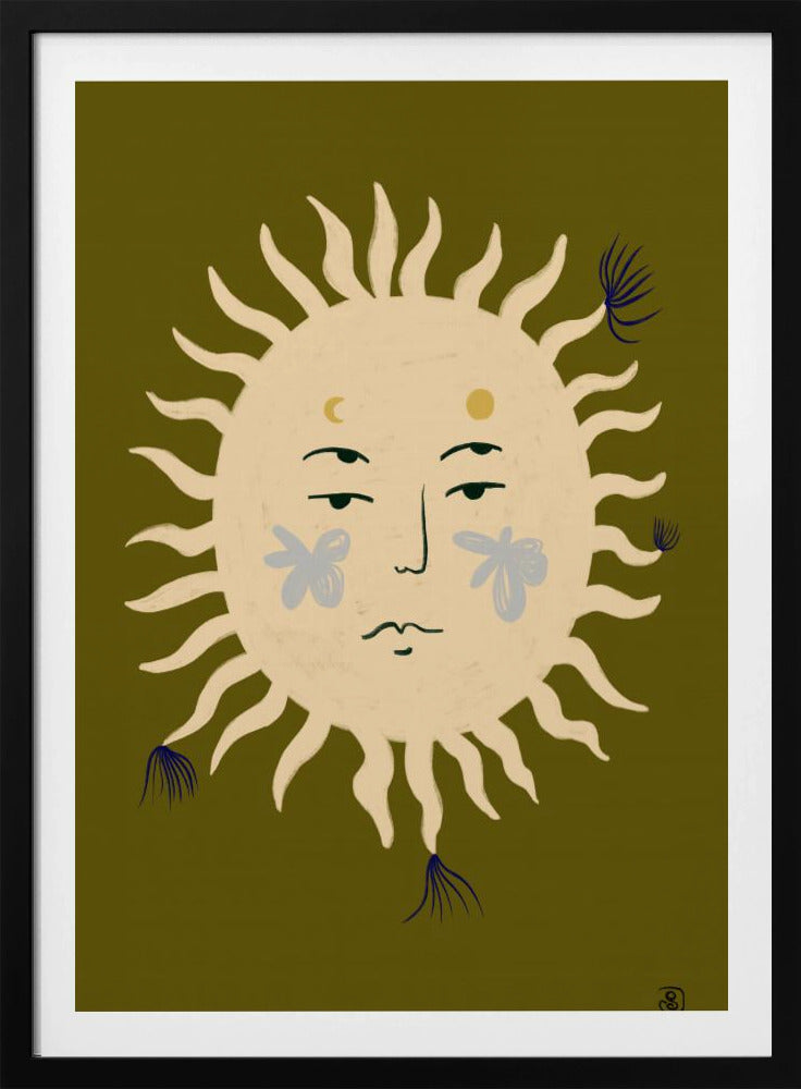 Sun&#039;s Serene Face | Poster