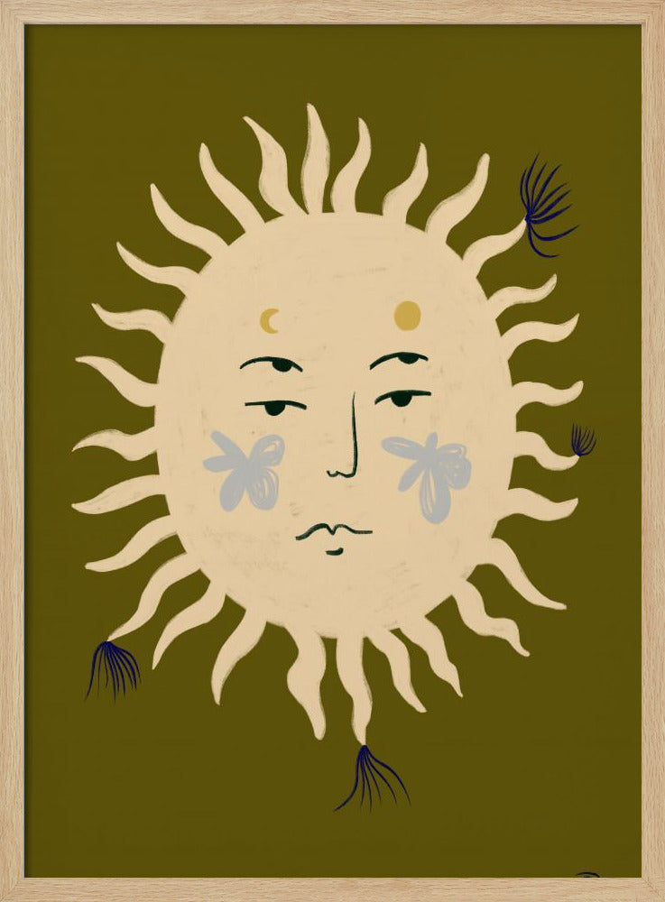 Sun&#039;s Serene Face | Poster