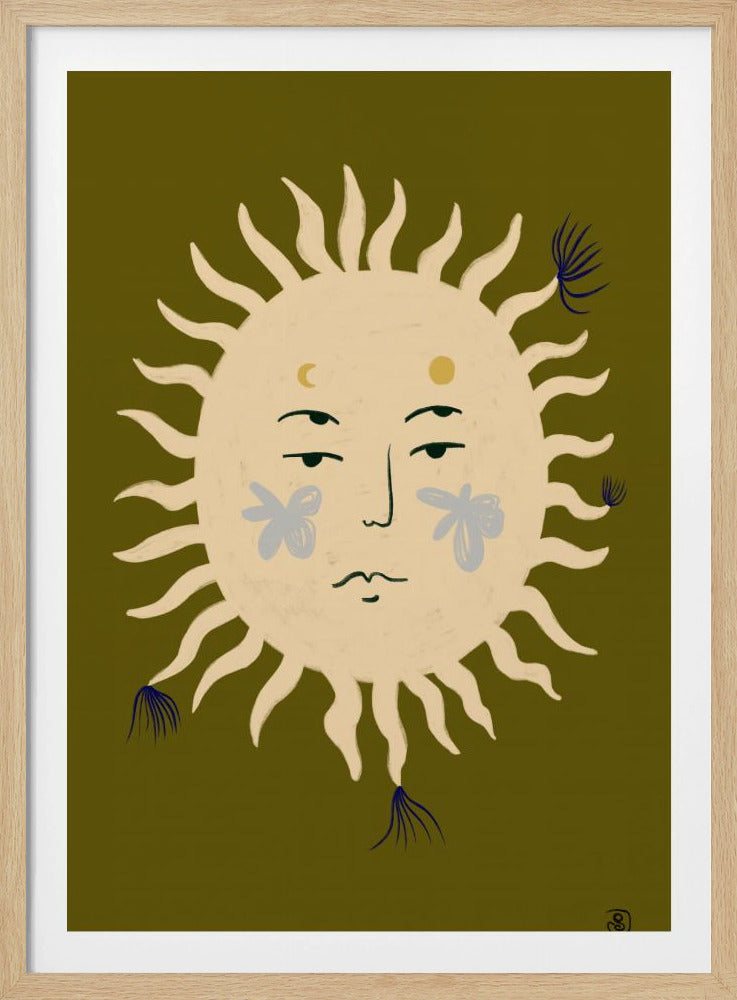 Sun&#039;s Serene Face | Poster