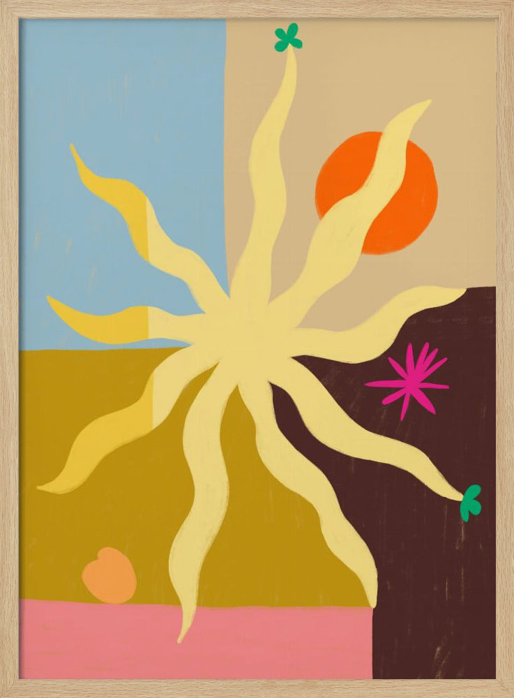 Die Sonne, die Frucht und die Blume | Poster
