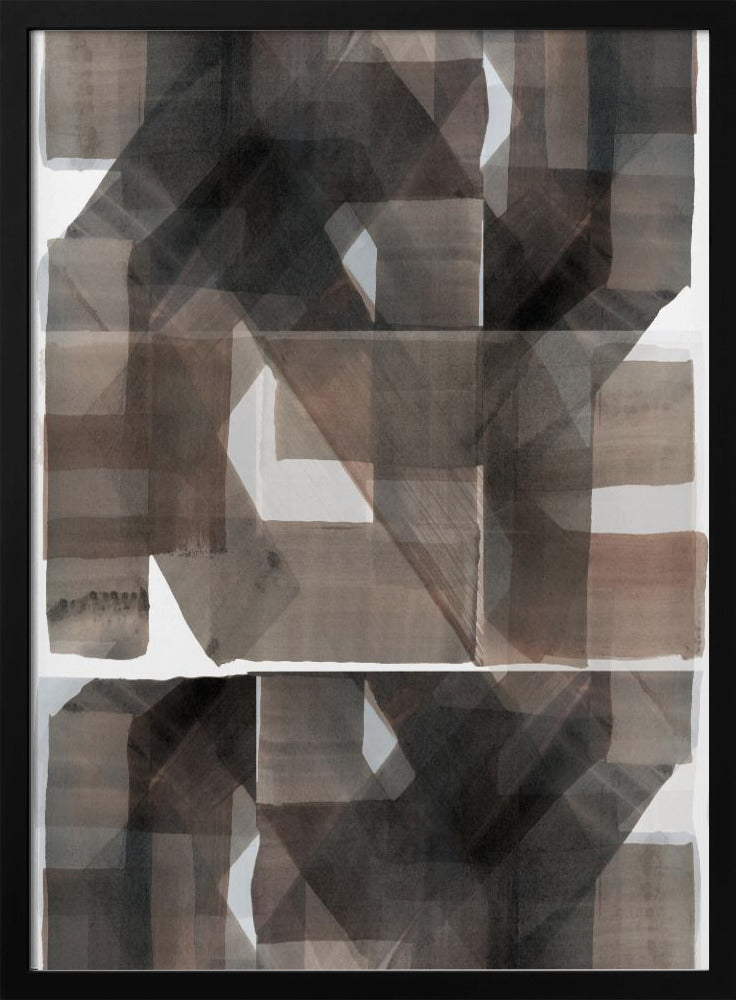 Abstrakt Dunkel Gehämmert 1 | Poster