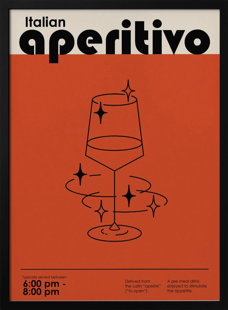Italienischer Aperitivo | Poster
