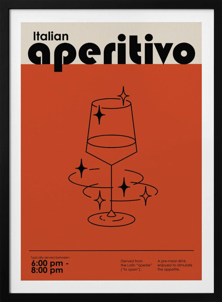 Italienischer Aperitivo | Poster
