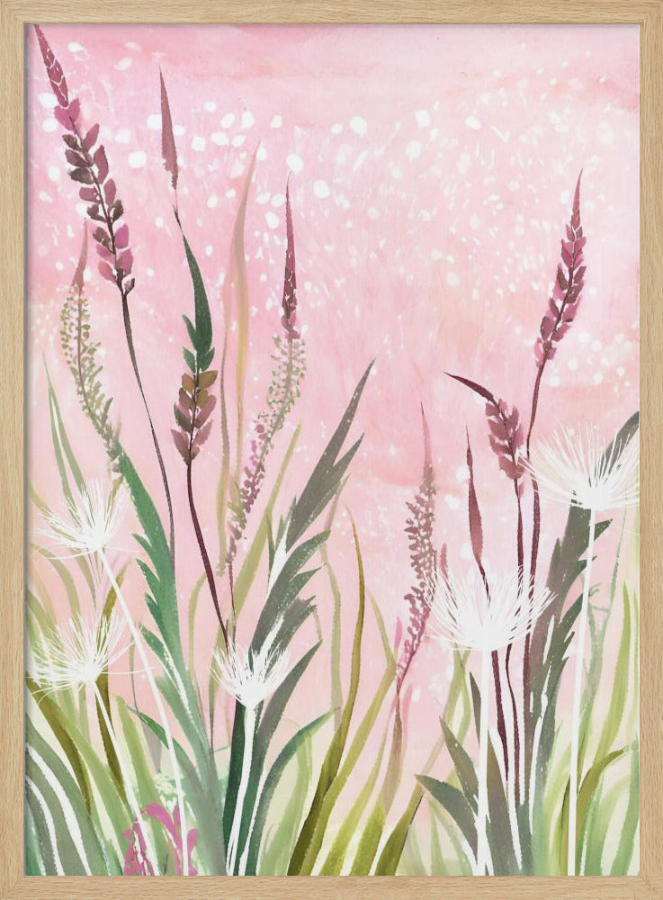 Rosa und Grün 33 | Poster