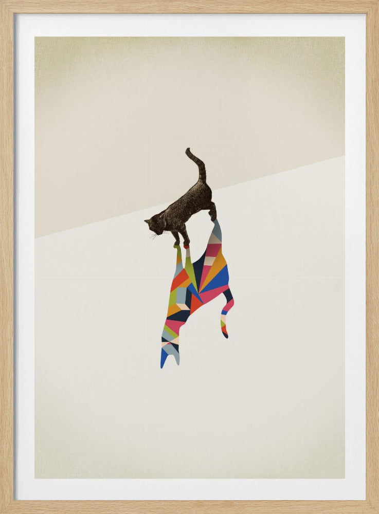 Walking Shadow, Cat | Poster