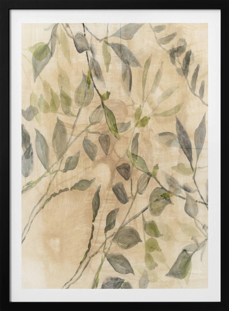 Farbgewaschene Blätter Nr. 2 | Poster